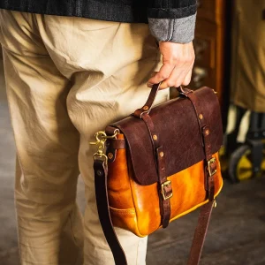High quality genuine leather men messenger bag casual outdoor luxury real cowhide shoulder bag first layer cowhide handbag