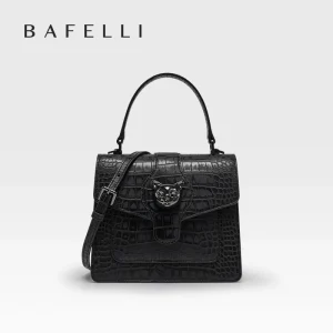 2024 NEW WOMEN'S HANDBAG BAFELLI GENUINE LEATHER BAGS FOR WOMEN LUXURY DESIGNER BRAND FEMALE CASUAL SHOULDER FASHION PURSE