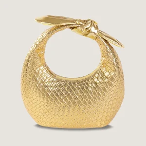 2025 New Exquisite Luxury Top-Handle  Half-moon Bag with Chic Weaving Pattern, Perfect for Women's Daily Use or Parties
