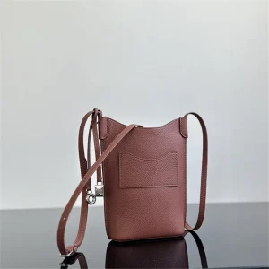 L*P Women's Shoulder Bag In Calfskin High Quality Black Crossbody bags 2024 Luxury Design Open Mobile Phone Bags For Womens
