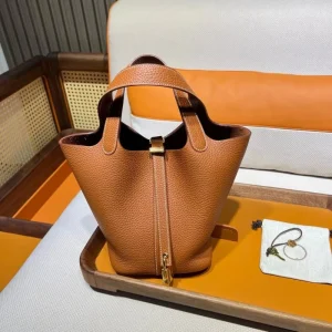 Pic_ton18,22,Genuine Leather Tote bag,Handcrafted Luxury Women's Handbag in Clemence Leather,2024 new ,Handmade bag