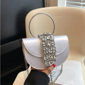 High-end Women Brand Bag Original Diamond Design Fashion Luxury Banquet Bag Famous High Quality Crossbody Hand Bill Shoulder Bag