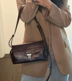 Lem*re Cross Bags For Women In Calfskin High Quality Handbags 2024 New Luxury Design Women's Black Bag