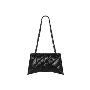 Women's Luxury Bags Classic Hourglass Silhouette Pillow Leather Bag Shoulder Messenger Chain Rivet Magnetic Closure